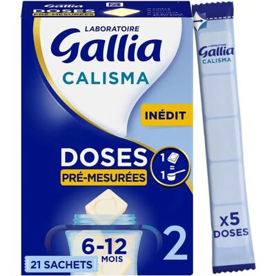 Gallia Calisma Poudre Lait Bébé - 6-12 Mois, 21 Sachets - Publicité Gallia Calisma Poudre Lait Bébé - 6-12 Mois, 21 Sachets - Publicité