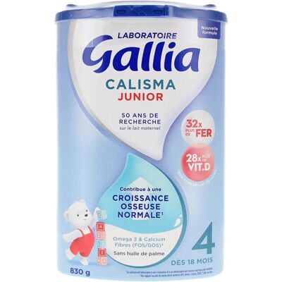 GALLIA Calisma Junior 4ème Âge - Nutrition bébé & enfant - Publicité GALLIA Calisma Junior 4ème Âge - Nutrition bébé & enfant - Publicité
