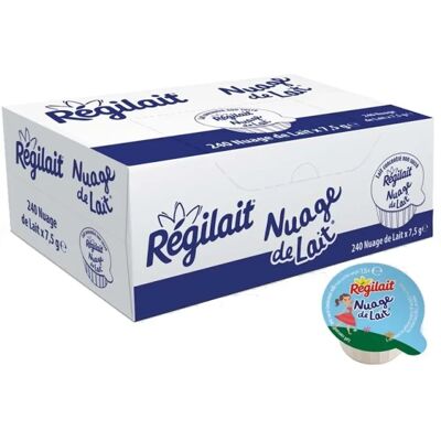 Regilait Lait Entier en Coupelles - Boîte en Vrac - Publicité Regilait Lait Entier en Coupelles - Boîte en Vrac - Publicité