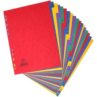 Elba Heavyweight Multicolour Dividers - A4 Elba Heavyweight Multicolour Dividers - A4