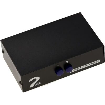 Kalea Informatique Przełącznik audio stereo i wideo - 2 porty Kalea Informatique Przełącznik audio stereo i wideo - 2 porty