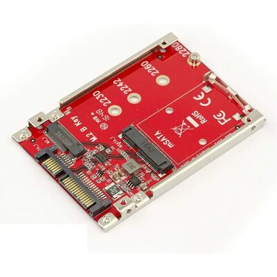 Kalea Informatique - Msata/M.2 to SATA3 - Métal - Adaptateur - Publicité Kalea Informatique - Msata/M.2 to SATA3 - Métal - Adaptateur - Publicité