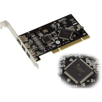 Karta PCI Kalea-Informatique - Firewire 800/400, IEEE 1394a/b, Ti chipset Karta PCI Kalea-Informatique - Firewire 800/400, IEEE 1394a/b, Ti chipset