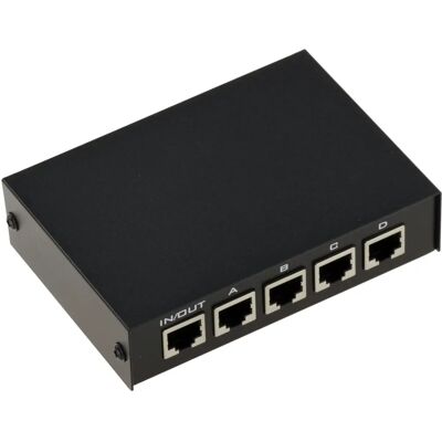 Kalea-Informatique - Boitier De Partage Ethernet RJ45 4+1 - RJ45 - 4+1 Ports - Ethernet Switch - Publicité Kalea-Informatique - Boitier De Partage Ethernet RJ45 4+1 - RJ45 - 4+1 Ports - Ethernet Switch - Publicité