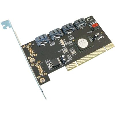 Kalea-Informatique PCI-Controllerkarte - SATA 2, 4 Anschlüsse, RAID 0/1/5 Kalea-Informatique PCI-Controllerkarte - SATA 2, 4 Anschlüsse, RAID 0/1/5