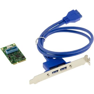 Kalea-Informatique Mini PCIe USB3 Karta - 2 Porty - Vl806 Kalea-Informatique Mini PCIe USB3 Karta - 2 Porty - Vl806
