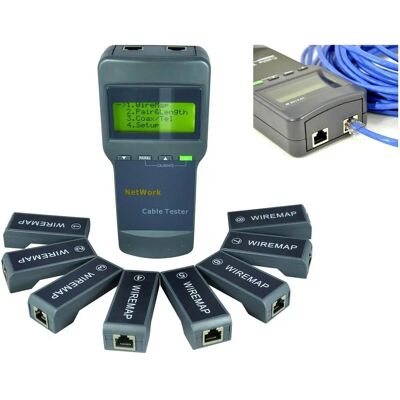 Testeur de réseau RJ45 Kalea-Informatique - Schéma de câblage / Localisation - Publicité Testeur de réseau RJ45 Kalea-Informatique - Schéma de câblage / Localisation - Publicité