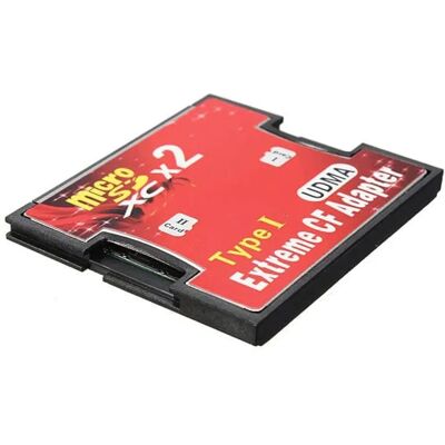 Kalea Informatique Adapter 2 MicroSD - CF Type I - Geheugenkaart Converter Kalea Informatique Adapter 2 MicroSD - CF Type I - Geheugenkaart Converter