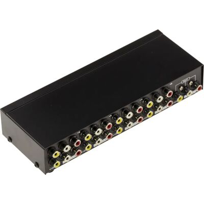 Commutateur audio/vidéo stéréo Kalea Informatique - 8 Ports - Publicité Commutateur audio/vidéo stéréo Kalea Informatique - 8 Ports - Publicité