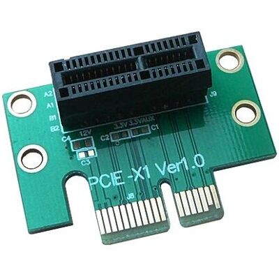 Kalea Informatique 90° Riser-Adapter - PCIe 1x - Ondersteunt alle PCIe-kaarten Kalea Informatique 90° Riser-Adapter - PCIe 1x - Ondersteunt alle PCIe-kaarten