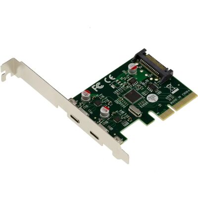 Kalea Informatique PCIe USB 3.1 Controller Card - 10 GB - 2 Typ C-Ports Kalea Informatique PCIe USB 3.1 Controller Card - 10 GB - 2 Typ C-Ports