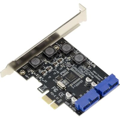 Scheda PCIe USB 3.0 Kalea-Informatique - 2 Porte Interne - Chipset NEC Scheda PCIe USB 3.0 Kalea-Informatique - 2 Porte Interne - Chipset NEC