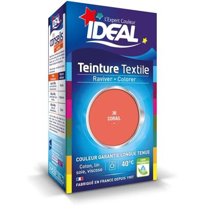 Teinture IDEAL RAPOSA No. 36 Coral - Textile dye - Publicité Teinture IDEAL RAPOSA No. 36 Coral - Textile dye - Publicité