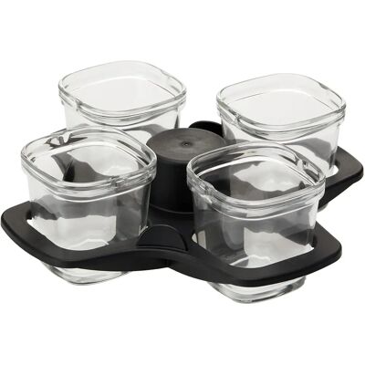 Conjunto de 4 moldes de vidrio TEFAL - Accesorios de cocina Conjunto de 4 moldes de vidrio TEFAL - Accesorios de cocina