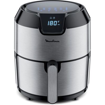 Moulinex EZ401D - Nero, Acciaio inossidabile - friggitrice ad aria calda Moulinex EZ401D - Nero, Acciaio inossidabile - friggitrice ad aria calda