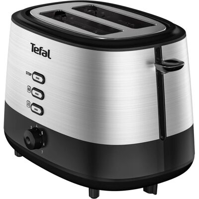 Tefal TT520D10 - Noir, Acier inoxydable - Grille-pain Tefal TT520D10 - Noir, Acier inoxydable - Grille-pain