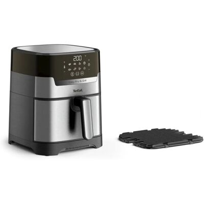 Tefal EY505D - Rozsdamentes acél - Légsütő Tefal EY505D - Rozsdamentes acél - Légsütő