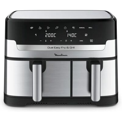 Moulinex EZ905D - Negro, Acero Inoxidable - Freidora de Aire Caliente Moulinex EZ905D - Negro, Acero Inoxidable - Freidora de Aire Caliente