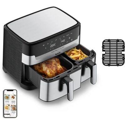 Tefal EY905D - Stal nierdzewna - Frytkownica na gorące powietrze Tefal EY905D - Stal nierdzewna - Frytkownica na gorące powietrze