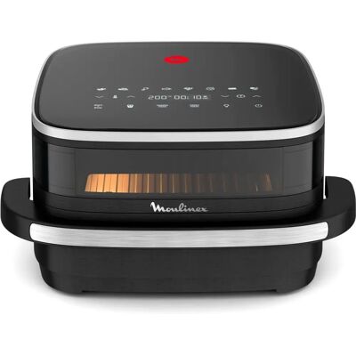Moulinex Easy Fry XL - Preto e aço inoxidável - Fritadeira de ar Moulinex Easy Fry XL - Preto e aço inoxidável - Fritadeira de ar