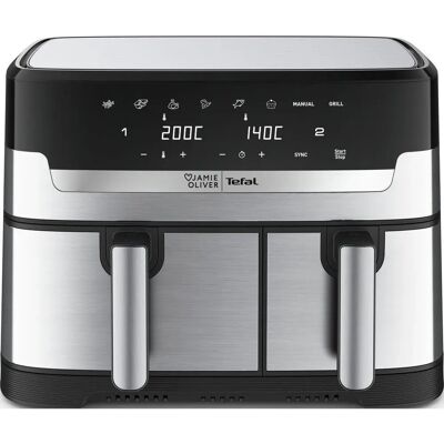 Tefal - Jamie Oliver Dual Drawer Air Fryer & Grill - 8.3L - Air Fryer Tefal - Jamie Oliver Dual Drawer Air Fryer & Grill - 8.3L - Air Fryer
