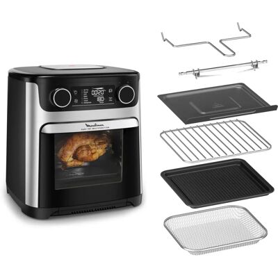 Moulinex AL556DF0 - Schwarz, Edelstahl - Heißluft-Fritteuse Moulinex AL556DF0 - Schwarz, Edelstahl - Heißluft-Fritteuse