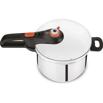 Tefal Secure 5 Click YS22Q61 6 L Edelstahl Druckkochtopf Tefal Secure 5 Click YS22Q61 6 L Edelstahl Druckkochtopf