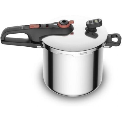 Olla a presión Tefal 8L - Seguridad y Cocina Rápida Olla a presión Tefal 8L - Seguridad y Cocina Rápida