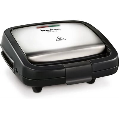 Moulinex SZ192D - Nero, Acciaio inossidabile - Griglia per panini Moulinex SZ192D - Nero, Acciaio inossidabile - Griglia per panini
