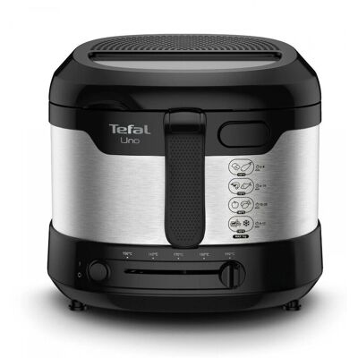 Tefal FF215D - Musta, Ruostumattomasta teräksestä - Syväfritteeri Tefal FF215D - Musta, Ruostumattomasta teräksestä - Syväfritteeri