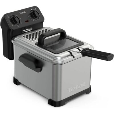 Tefal FR505D10 - Noir, Inox - Friteuse - Publicité Tefal FR505D10 - Noir, Inox - Friteuse - Publicité