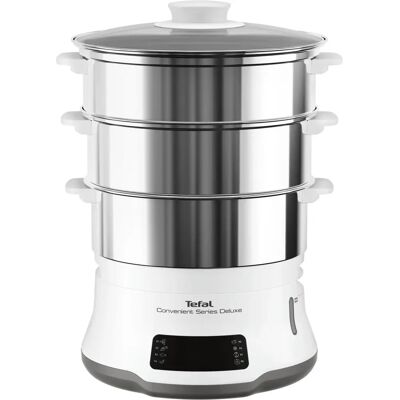 Tefal VC502D - Weiß/Edelstahl - Dampfgarer Tefal VC502D - Weiß/Edelstahl - Dampfgarer