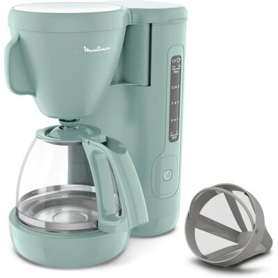 Moulinex FG2M1310 - Bleu clair - Cafetière à filtres Moulinex FG2M1310 - Bleu clair - Cafetière à filtres
