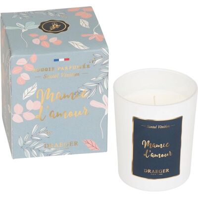 Candela in Cera Vegetale Blu Scuro DRAEGER - Candela Profumata per Nonna Candela in Cera Vegetale Blu Scuro DRAEGER - Candela Profumata per Nonna