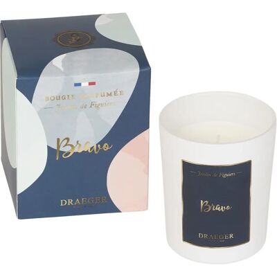 Candela Blu Scuro Draeger - Cera Vegetale Candela Blu Scuro Draeger - Cera Vegetale