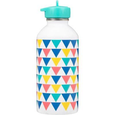 Draeger Paris Bleu TU Fille Botella de agua de acero inoxidable - Triángulos Draeger Paris Bleu TU Fille Botella de agua de acero inoxidable - Triángulos