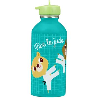 Draeger Paris Bottiglia d'Acqua Inox per Bambini - Vive Le Judo - Blu - 300ml - Acciaio Inox Draeger Paris Bottiglia d'Acqua Inox per Bambini - Vive Le Judo - Blu - 300ml - Acciaio Inox