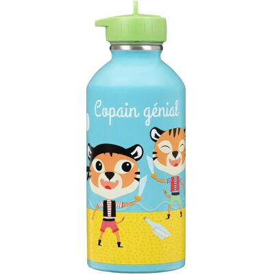 Bottiglia per bambini in acciaio inox Draeger Paris - Multicolore - 300 Ml - Blu Bottiglia per bambini in acciaio inox Draeger Paris - Multicolore - 300 Ml - Blu
