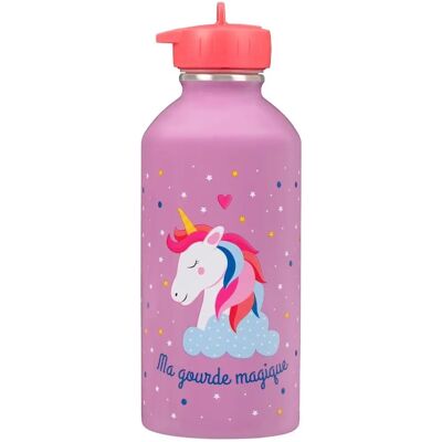 Draeger Paris Rosa Bottiglia d'Acqua Bambini Unicornio - Bottiglia d'Acqua Draeger Paris Rosa Bottiglia d'Acqua Bambini Unicornio - Bottiglia d'Acqua