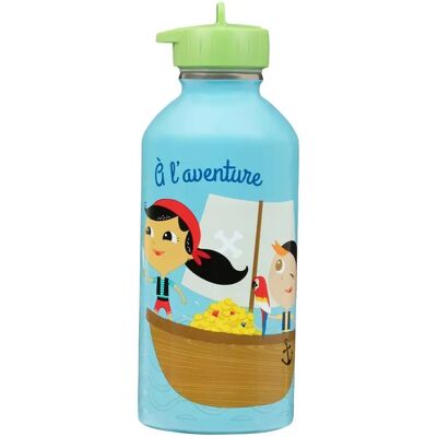 Draeger Botella de Agua Infantil Acero Inoxidable - Piratas Azul 17x6.5cm - Botella de Agua Draeger Botella de Agua Infantil Acero Inoxidable - Piratas Azul 17x6.5cm - Botella de Agua