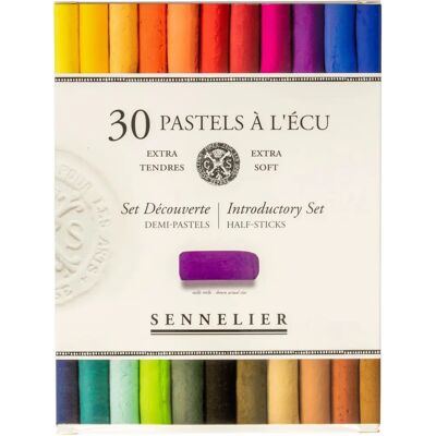 Zestaw pasteli Sennelier - 30 półpasteli - W różnych kolorach - Zestaw pasteli Zestaw pasteli Sennelier - 30 półpasteli - W różnych kolorach - Zestaw pasteli