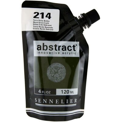 Peinture acrylique Terre Verte Brûlée - Sennelier, 120ml - Publicité Peinture acrylique Terre Verte Brûlée - Sennelier, 120ml - Publicité