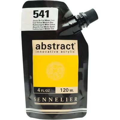 Peinture acrylique Jaune Cadmium Moyen Sennelier - Corps lourd, 120ml - Publicité Peinture acrylique Jaune Cadmium Moyen Sennelier - Corps lourd, 120ml - Publicité