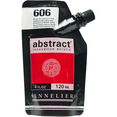 Peinture Acrylique Rouge Cadmium Profond de Sennelier - Corps lourd, 120ml - Publicité Peinture Acrylique Rouge Cadmium Profond de Sennelier - Corps lourd, 120ml - Publicité