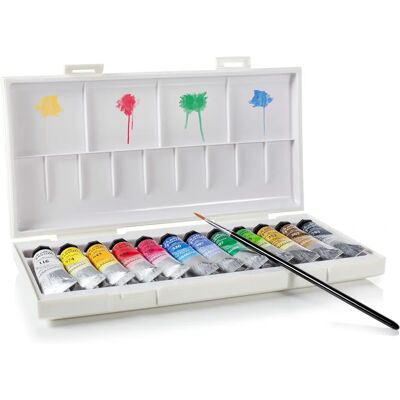 Sennelier La Petite Aquarelle - Zestaw podróżny - 12 tubek 10 ml Sennelier La Petite Aquarelle - Zestaw podróżny - 12 tubek 10 ml