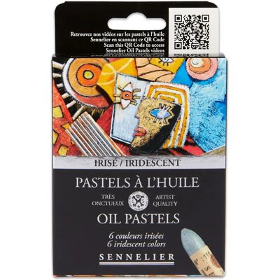 Sennelier Iridescent Oil Pastels - Set of 6 - Artists' Quality Oil Pastels Sennelier Iridescent Oil Pastels - Set of 6 - Artists' Quality Oil Pastels