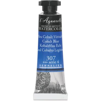 Sennelier Cobalt Blue Watercolour - 10ml Series 4 Artist Paints Sennelier Cobalt Blue Watercolour - 10ml Series 4 Artist Paints