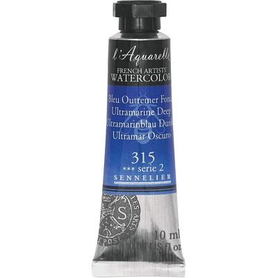 Sennelier L'Aquarelle Artists Watercolour - Ultramarine Deep Series 2 - 10ml Sennelier L'Aquarelle Artists Watercolour - Ultramarine Deep Series 2 - 10ml