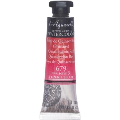 Sennelier Quinacridone Red Watercolour - Series 3 Artist Paint Sennelier Quinacridone Red Watercolour - Series 3 Artist Paint