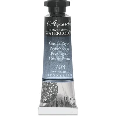 Sennelier - Aquarelle Artist Watercolour - Payne's Grey - Tube 10ml - Qualité Professionnelle - Publicité Sennelier - Aquarelle Artist Watercolour - Payne's Grey - Tube 10ml - Qualité Professionnelle - Publicité